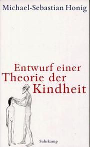Cover of: Entwurf einer Theorie der Kindheit