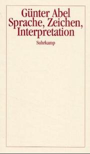 Cover of: Sprache, Zeichen, Interpretation