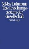 Cover of: Das Erziehungssystem der Gesellschaft.