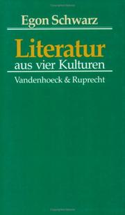 Cover of: Literatur aus vier Kulturen: Essays und Besprechungen