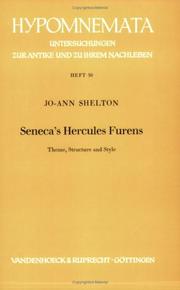 Cover of: Seneca's Hercules furens: theme, structure and style