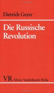 Cover of: Russische Revolution: histor. Probleme u. Perspektiven