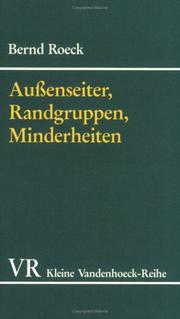 Cover of: Aussenseiter, Randgruppen, Minderheiten: Fremde im Deutschland der frühen Neuzeit