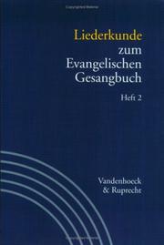 Cover of: Handbuch zum Evangelischen Gesangbuch, 3 Bde. in 5 Tl.-Bdn., Bd.3/2, Liederkunde zum Evangelischen Gesangbuch by Gerhard Hahn, Jürgen Henkys
