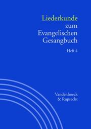 Cover of: Handbuch zum Evangelischen Gesangbuch, 3 Bde. in 5 Tl.-Bdn., Bd.3/4, Liederkunde zum Evangelischen Gesangbuch by Gerhard Hahn, Jürgen Henkys