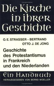 Cover of: Die evangelische Kirche in Frankreich by Otto Erich Strasser-Bertrand