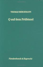 Cover of: Q auf dem Prüfstand by Thomas Bergemann