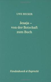 Cover of: Jesaja, von der Botschaft zum Buch