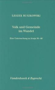 Volk und Gemeinde im Wandel by Leszek Ruszkowski