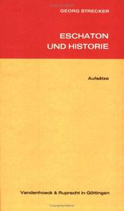 Cover of: Eschaton und Historie: Aufsätze