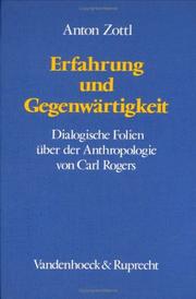 Cover of: Erfahrung und Gegenwärtigkeit by Anton Zottl