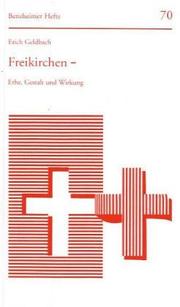 Cover of: Freikirchen by Erich Geldbach