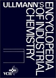 Cover of: Coronary Therapeutics to Display Technology, Volume A8, Ullmann's Encyclopedia of Industrial Chemistry by H. J. Arpe, H. J. Arpe