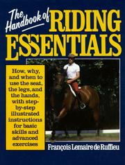 The handbook of riding essentials by François Lemaire de Ruffieu