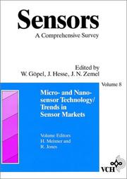 Cover of: Micro- and Nanosensor Technology/Trends in Sensor Markets, Volume 8, Sensors: A Comprehensive Survey
