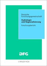 Front cover of Hydrologie und Regionalisierung by Unknown
