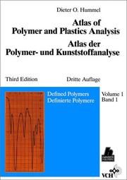 Cover of: Defined Polymers, Volume 1, Atlas of Polymer and Plastics Analysis