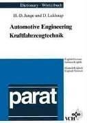 Cover of: Dictionary of Automotive Engineering: English/German - German/English