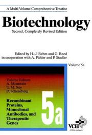 Cover of: Recombinant Proteins, Monoclonal Antibodies & Therapeutic Genes by 