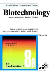 Cover of: Products of Biotransformations I by David R. Kelly