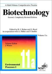 Cover of: Biotechnology, Environmental Processes I (Biotechnology: A Multi-Volume Comprehensive Treatise; 2nd Completely Rev. Ed.)