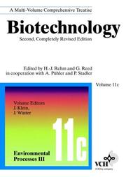Cover of: Environmental Processes III, Volume 11C, Biotechnology by 