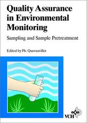 Cover of: Quality Assurance in Environmental Monitoring: Sampling and Sample Pretreatment