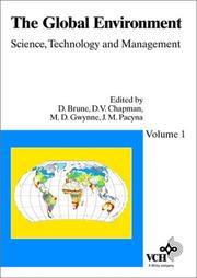 Cover of: The global environment: science, technology and management