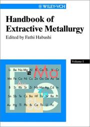 Cover of: Handbook of extractive metallurgy by edited by Fathi Habashi.