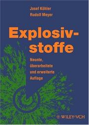 Cover of: Explosivstoff - Neunte, Uberarbietete Und Erweiterte Auflage