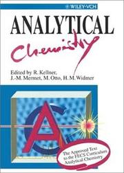 Cover of: Analytical Chemistry