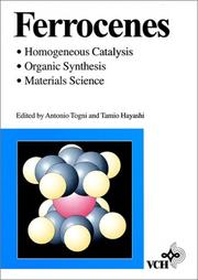 Cover of: Ferrocenes: Homogeneous Catalysis/Organic Synthesis/Materials Science