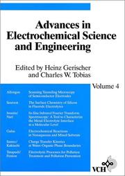 Cover of: Advances in Electrochemical Science and Engineering, Vol. 4 by Richard C. Alkire, Heinz Gerischer, Dieter M. Kolb, Charles W. Tobias