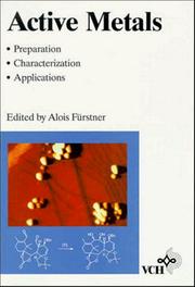 Cover of: Active metals: preparation, characterization, applications