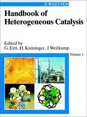 Cover of: Handbook of heterogeneous catalysis by edited by G. Ertl, H. Knözinger, J. Weitkamp.
