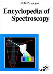 Cover of: Encyclopedia of spectroscopy