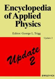 Cover of: Annual Update 2, Encyclopedia of Applied Physics