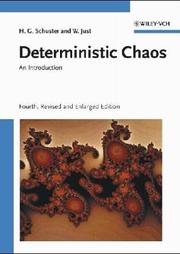 Cover of: Deterministic chaos by Heinz Georg Schuster, Heinz Georg Schuster