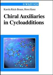 Cover of: Chiral auxiliaries in cycloadditions