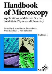 Cover of: Handbook of Microscopy: Methods II
