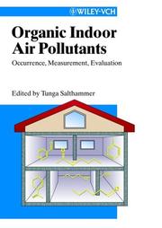 Cover of: Organic indoor air pollutants by edited by Tunga Salthammer.