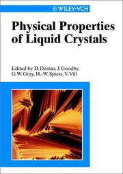 Cover of: Physical properties of liquid crystals