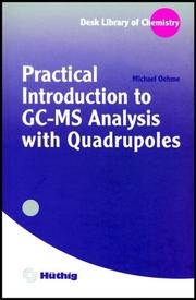 Cover of: Practical Introduction to GC-MS Analysis with Quadrupoles