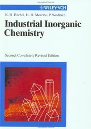 Cover of: Industrial inorganic chemistry