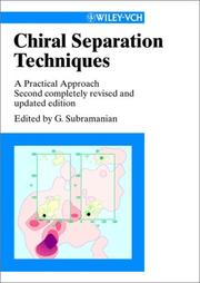 Cover of: Chiral separation techniques: a practical approach