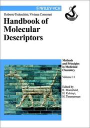 Cover of: Handbook of molecular descriptors by edited by Roberto Todeschini and Vivianna Consonni.