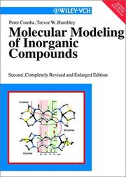 Molecular modeling of inorganic compounds by Peter Comba