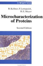 Cover of: Microcharacterization of proteins