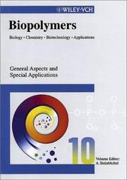 Cover of: Biopolymers: General Aspects and Special Applications (Biopolymers, Vol. 10)
