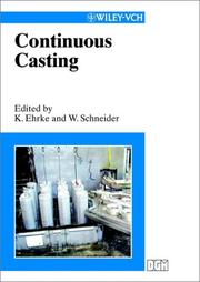Cover of: Continuous Casting